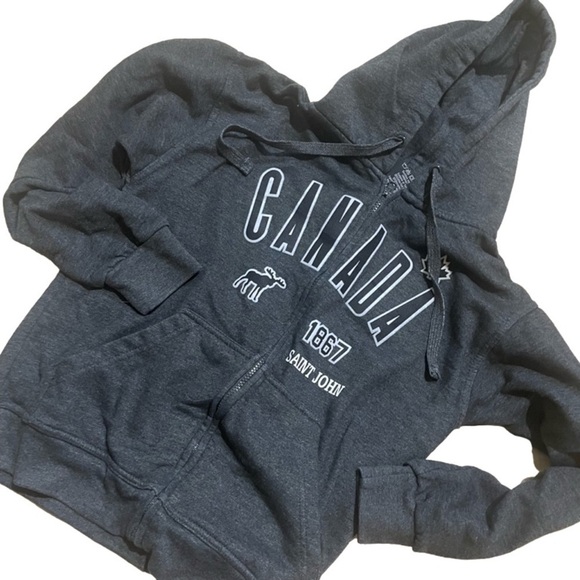 Canada athletic hooded zipper sweatshirt size s/p - Picture 2 of 4